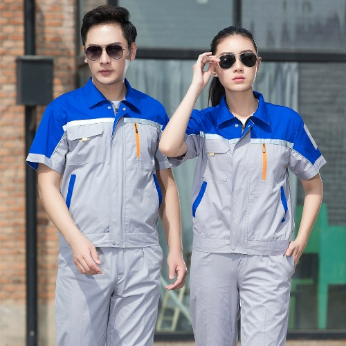 Летний комбинезон, униформа подходит для мужчин и женщин, короткий рукав