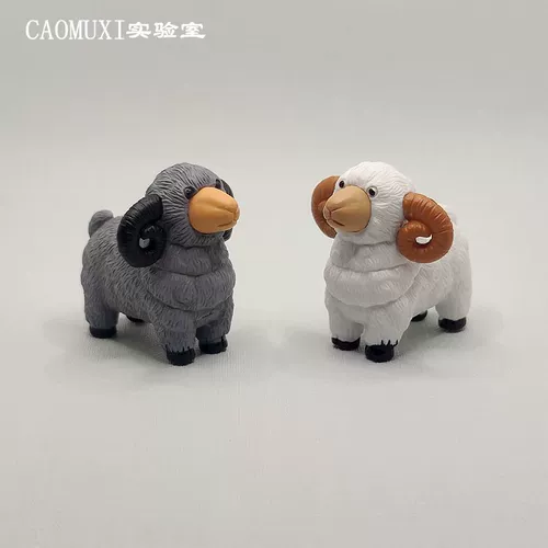 Реалистичная мультяшная милая пластиковая кукла, овечка, микро пейзаж, «сделай сам»