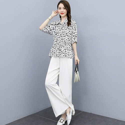 Летний комплект, летняя одежда, штаны, городской стиль