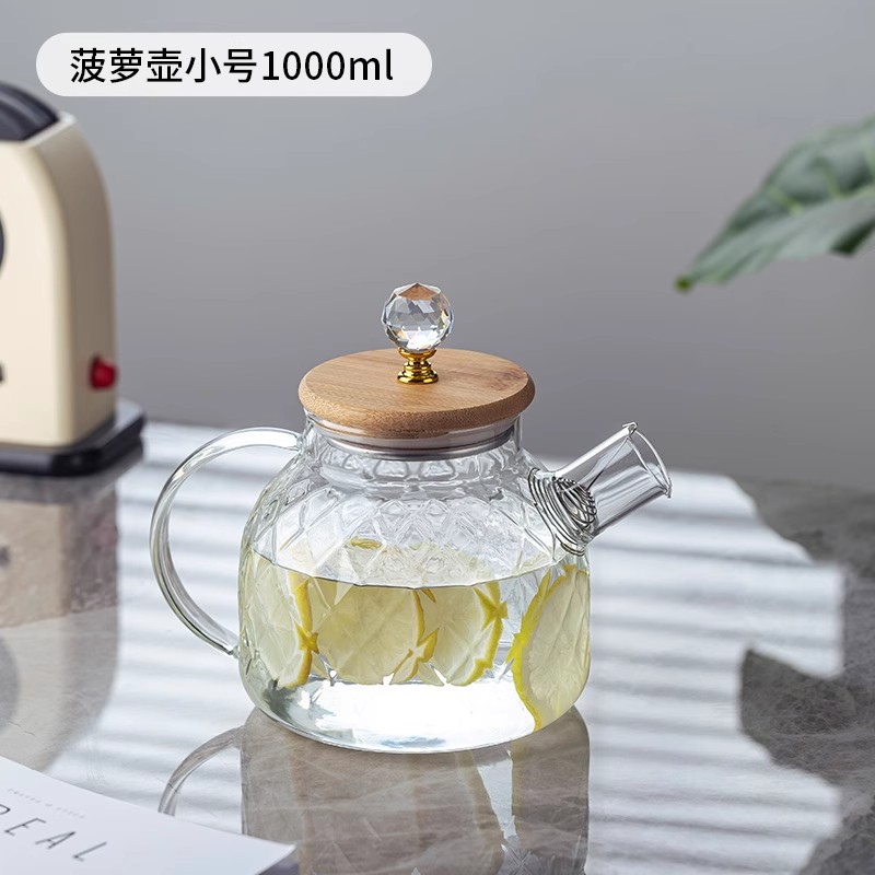 透明木盖兰陵壶1000ml