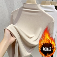 Абрикосовый, флисовый, высокий воротник