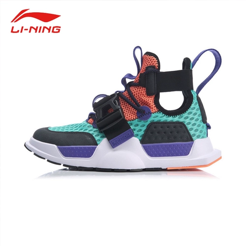 Li Ning, баскетбольная нескользящая износостойкая повседневная обувь, высокая дышащая спортивная обувь, 2020