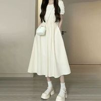 Абрикосовое длинное элитное изысканное платье, летняя одежда, длинная юбка, 2023