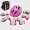 Розовый (шлем + шлем Диснея + сумка)