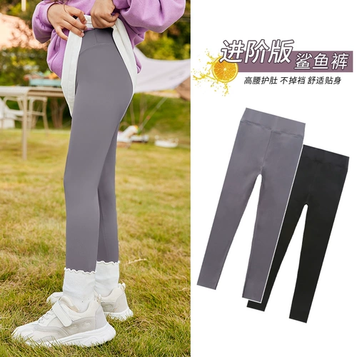 Акула, летние штаны, детские тонкие леггинсы для отдыха, комбинезон, подходит для подростков, в обтяжку