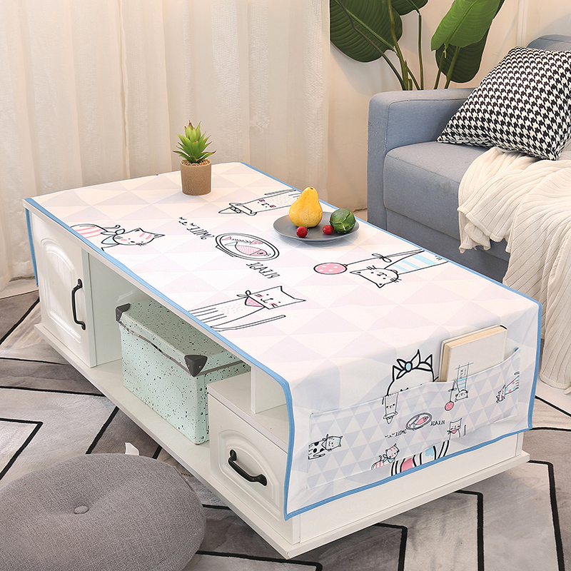 net red ins wind coffee table cloth waterproof disposable anti-scalding cotton linen cloth art rectangular table mat small coffee table tablecloth nordic