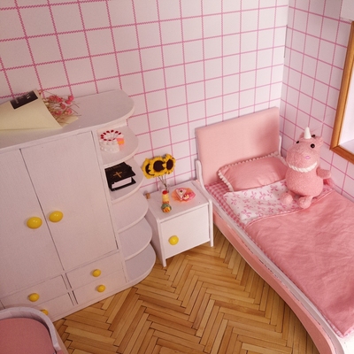 taobao agent BJD1/6 points 1/8, six points, eight points, cute girl baby house can be customized