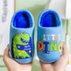 Blue dinosaur, slippers