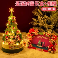 Красочная музыкальная коробка рождественская елка+рождественская кадра