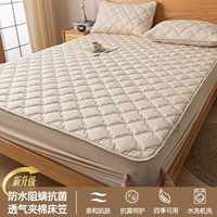 Цветочный рисунок водонепроницаемый цвет-камель [водонепроницаемая моча+антибактериальная висцера+промывание машины не сломана+проницаемость хорошей]