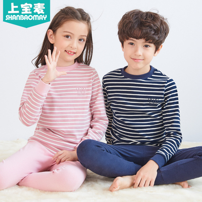 taobao agent Demi-season children's keep warm cotton underwear, 2020, increased thickness