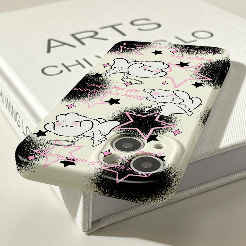 〖 BONJOUR 〗 Splash Ink Circle Little Flying Dog//Vom Blogger empfohlen//Teile gute Dinge und Pflanzen_voghion.com