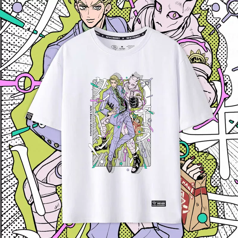 JOJO’s Bizarre Adventure Joint Immortal Diamond Kira Yoshikage Killer Queen Мужская и женская футболка с коротким рукавом, универсальная ml