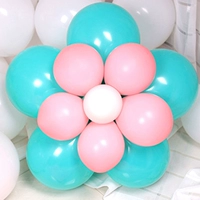 Два -слойные цветы 2 места кровотечения (Aguangtifany Blue 11+5 -Inch Pink 11 White 2)