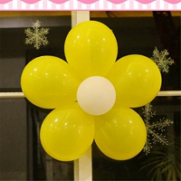 Одиночный цветочный цветок 3 цветы гелевые пятна (16 подсветка желтый+3 подсветка белый 3)