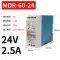 Bộ nguồn chuyển mạch loại đường ray Mingwei Bộ nguồn DC MDR DR EDR NDR-75/120W loại đường ray Mingwei bộ dụng cụ sửa chữa đa năng của nhật Điều khiển điện