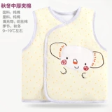 Детский хлопковый зимний удерживающий тепло жилет подходит для мужчин и женщин, бюстгальтер-топ для новорожденных, в западном стиле