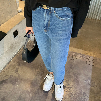 taobao agent Spring jeans, Korean style, high waist, trend of season