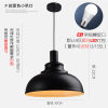 P model-black-30cm-warm light 9 watt- (send LED bulb)