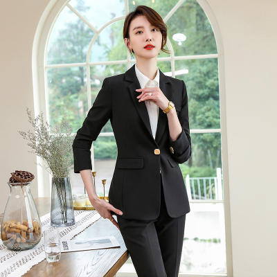 taobao agent Demi-season classic suit jacket, work nurse uniform, Korean style