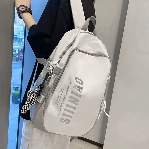 Ранец, японская сумка через плечо, вместительный и большой рюкзак, универсальный ноутбук для школьников, простой крой, для средней школы, подходит для подростков