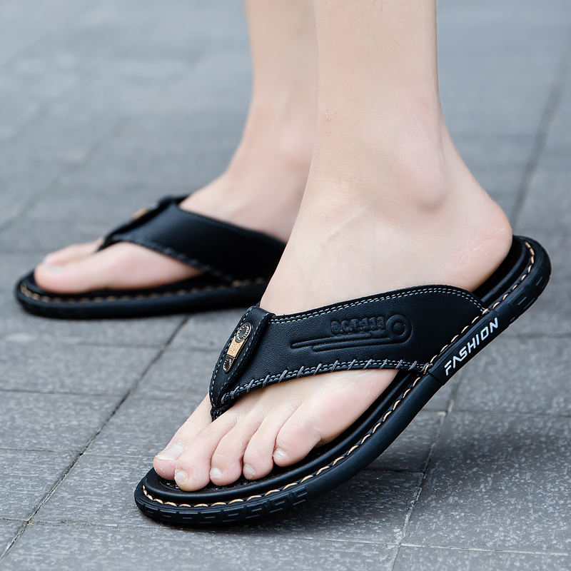 [USD 21.31] Flip Flops Men's Non-slip Waterproof Summer Men's Sandals ...