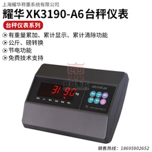 上海耀华XK3190-A6/电子称仪表/地磅显示器/衡器/电子秤拉力显示
