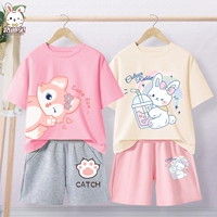 [Два набора чистого хлопка] розовый T/Pink Fox_7-Gray K/котенка Claw X-Mi Белый T/Star Milk Pink K/Star Milk Tea x x