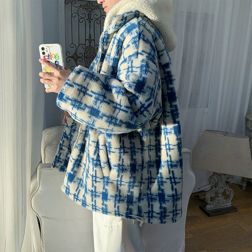 Tide, зимний комплект, толстовка с капюшоном, пуховик, трендовая куртка, свободный крой, увеличенная толщина