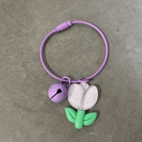 Прозрачный фиолетовый тюльпан