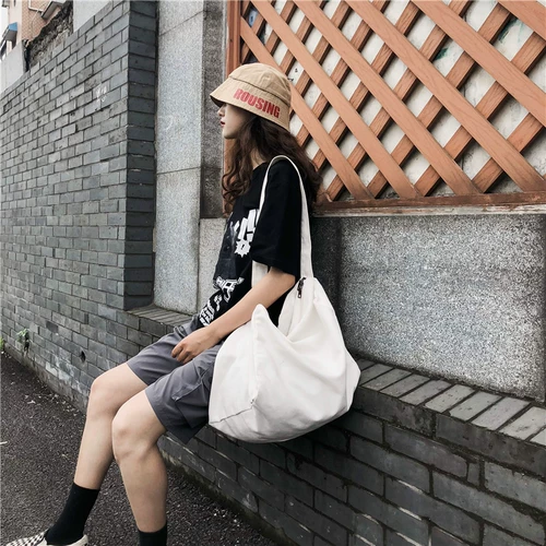 Брендовый японский шоппер, сумка на одно плечо, сумка через плечо, в корейском стиле