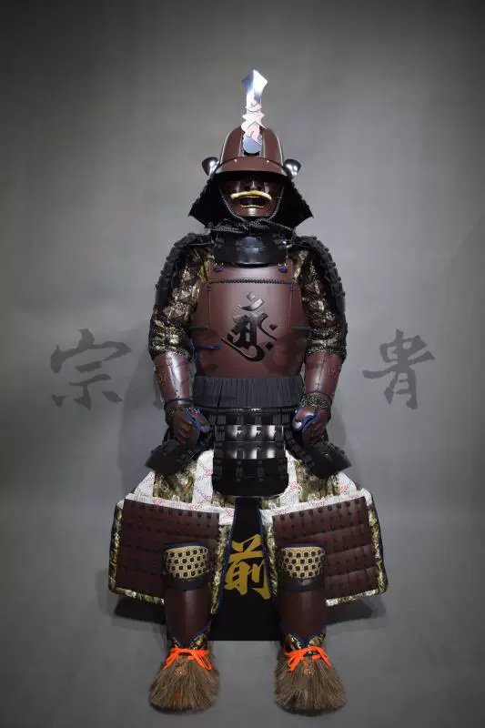 日本武士盔甲 牛角二枚胴具足 真人可穿cos 宗匠甲胄