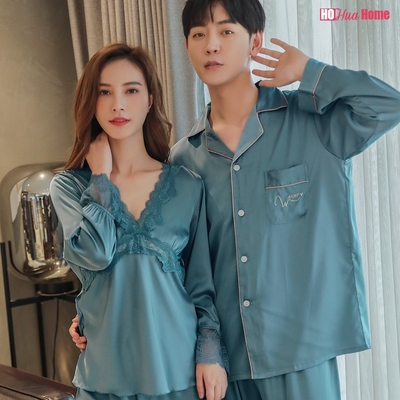 taobao agent Demi-season silk lace pijama, advanced elegant sexy sleeves, set, Korean style, high-quality style, long sleeve