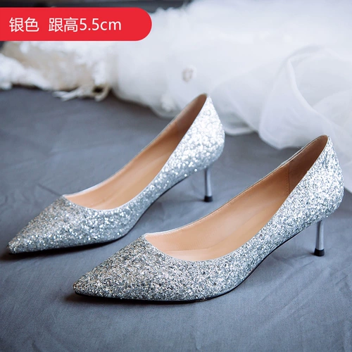 Блестки для ногтей, свадебные туфли, обувь, кварц для невесты на высоком каблуке, коллекция 2023, для подружки невесты