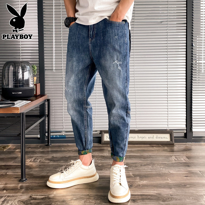 Sale Sốc Chỉ size 31 Quần jean nam họa tiết hoa mùa hè