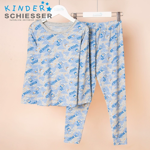 Детская осенняя пижама, комплект для мальчиков, подходит для подростков