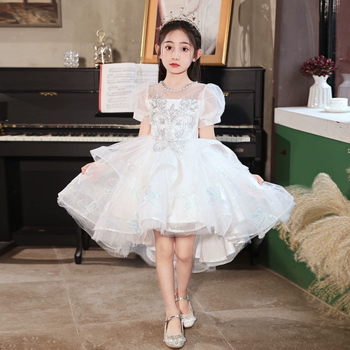 Детский наряд маленькой принцессы, платье девочки цветочницы, юбка, пианино, костюм, для подиума