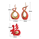 Fortune Nafu, демонстрирующий подарки Новый дом нового дома, травяной ветер, практическое новое домашнее домашнее крыльцо