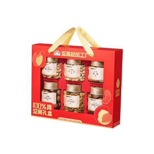 90.9！天虹牌纯坚果礼盒1.1kg/6罐