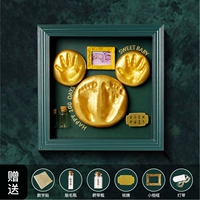 Зеленая фотография из натурального дерева, увеличенная толщина