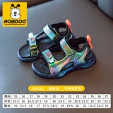 Детские летние сандалии для мальчиков, нескользящая пляжная обувь, 2023, подходит для подростков, мягкая подошва