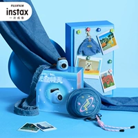 Подарочная коробка, джинсовый ремешок, шапка, джинсовая сумка-органайзер