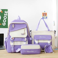 Фиолетовый четырехэтажный набор без подвески zdx3079#