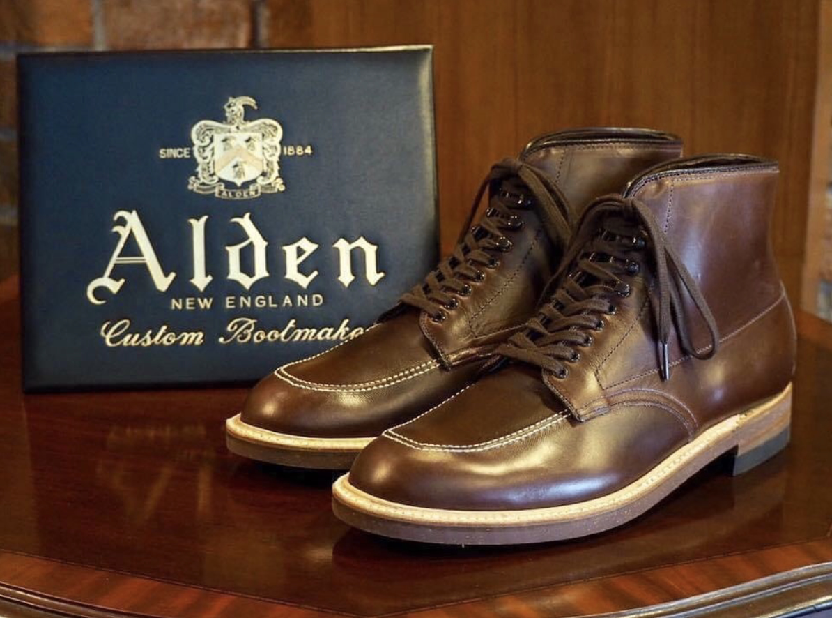 [国内现货ALDEN 403 INDY夺宝奇兵 T楦霍尔文牛皮 复古工装靴]