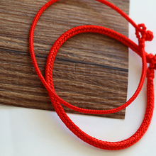 Чистая ручная вязка Красная веревка Годы жизни Браслет, браслет, браслет, веревка для рук, пара, мальчик, ребенок, красная веревка просто