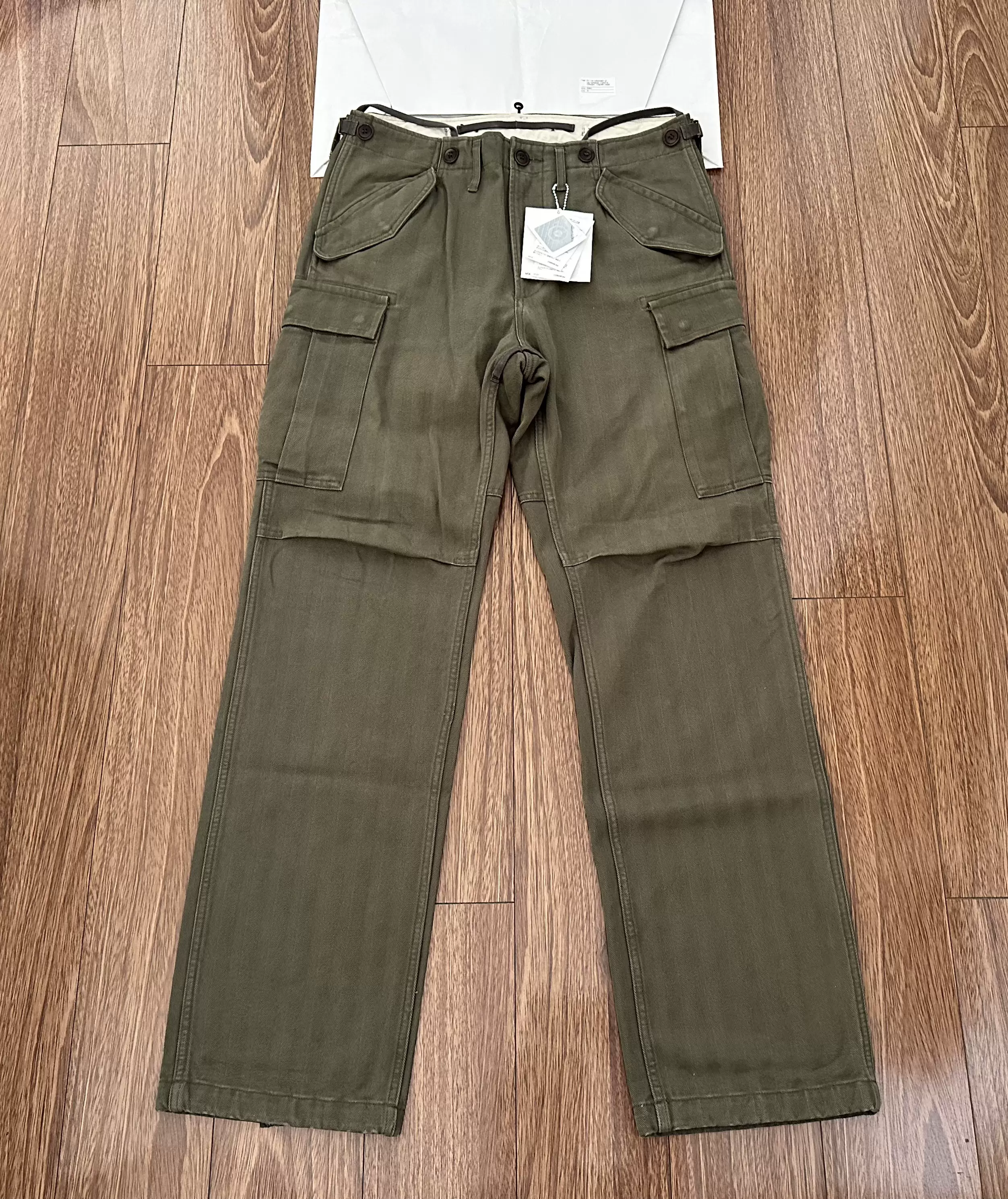 VISVIM 23SS ICT HAKAMA PANTS DMGD 剑道裤扎染水洗做旧加工-Taobao