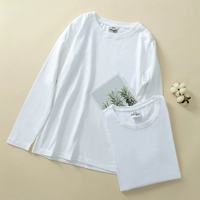 Белый приятный телу хлопковый демисезонный лонгслив, 2020