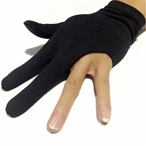Настольный бильярд для бильярдного зала, мягкие дышащие синие профессиональные черные перчатки