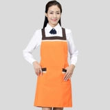 [Whitegown] Новый фартук корейский апрельский кафе кафе -ресторан Gongfang Институт и униформный дом чистый апрель