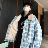 Зимний вельветовый пуховик, бархатная трендовая куртка для школьников, увеличенная толщина, в корейском стиле